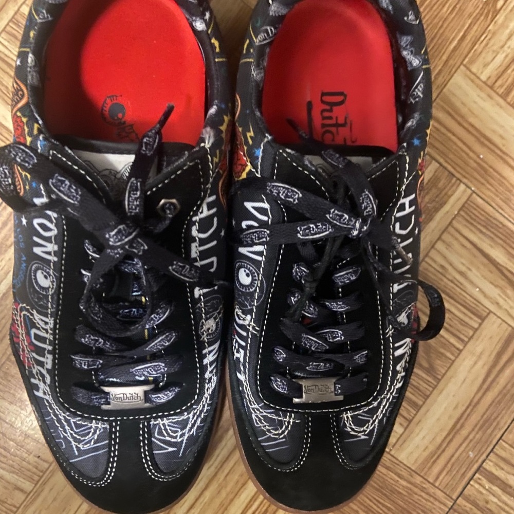 AUTHENTIC VON DUTCH SUPREME QUALITY BLACK SNEAKER US SZ 7